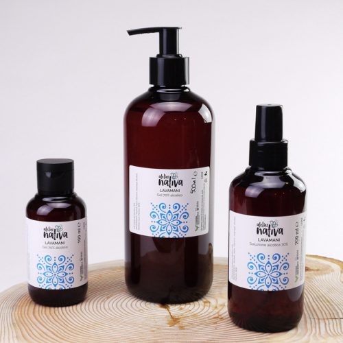 gel e pray igienizzanti 70% alcol